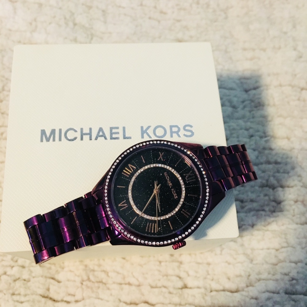Purple Lauryn Moonstone Michael Kors Watch